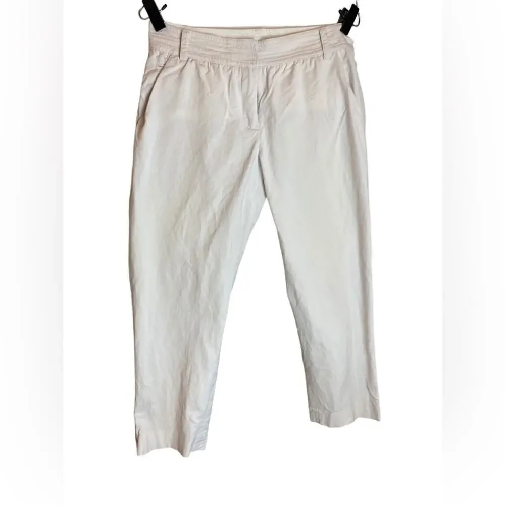 Diane von Fürstenberg White Ankle Length Pants Womens Size 4
